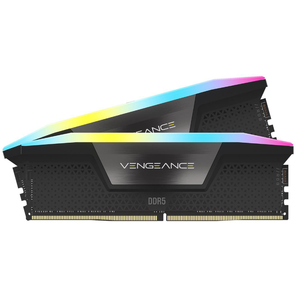 CORSAIR 32GB (2x16GB) Vengeance RGB 6400MHz CL36 DDR5 Siyah Dual Kit Ram