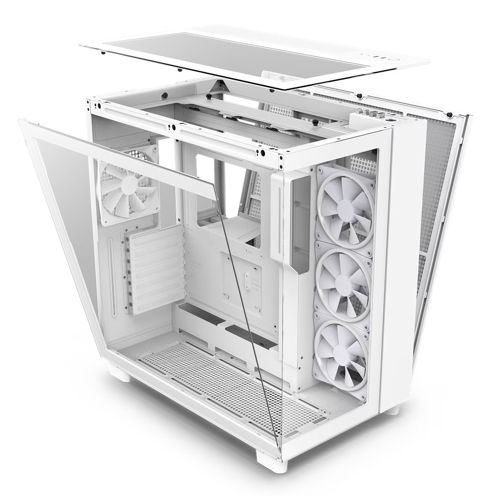 NZXT H9 Elite Tempered Glass USB 3.2 Beyaz ATX Mid Tower Kasa