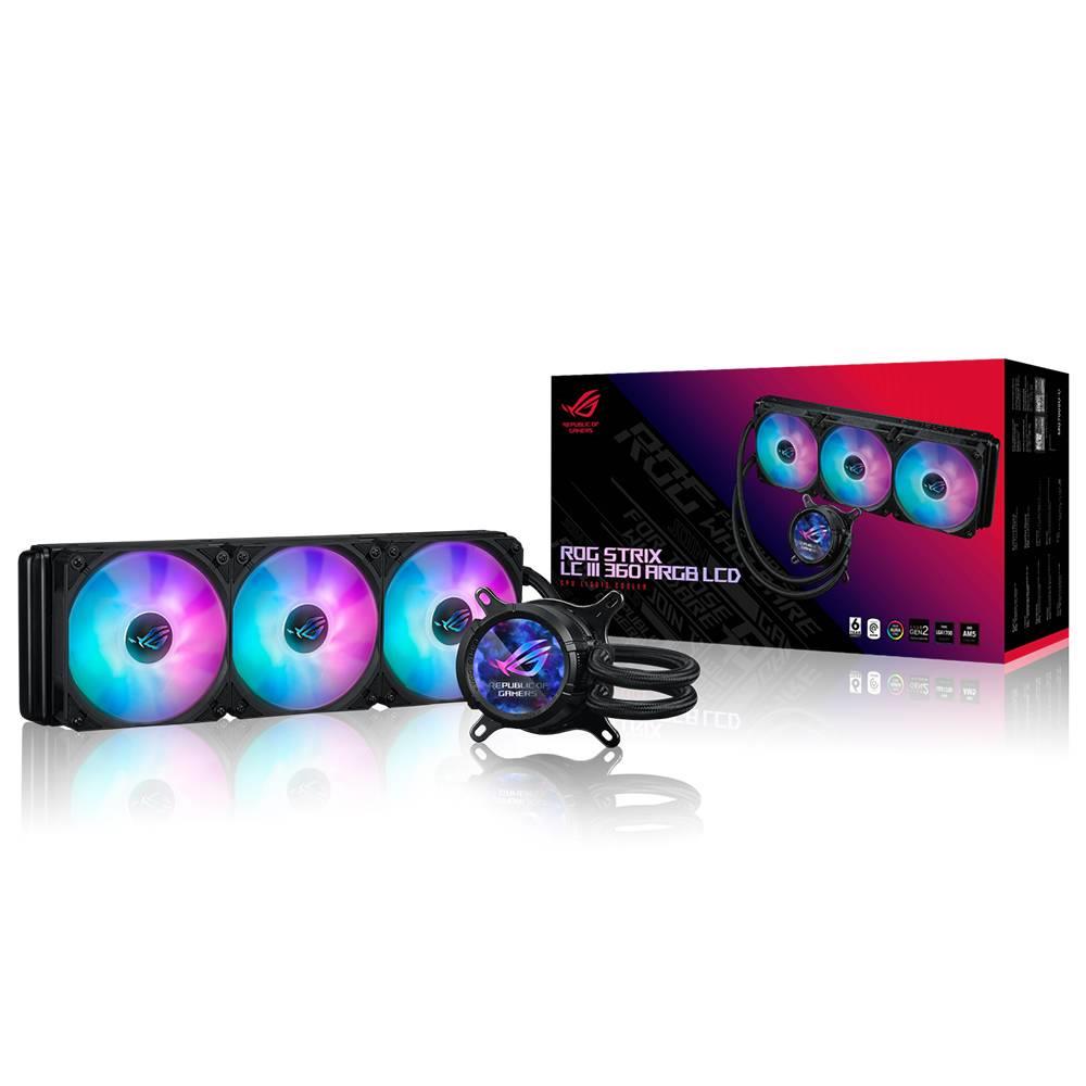 ASUS ROG STRIX LC III 360 ARGB LCD 360mm İşlemci Sıvı Soğutucu