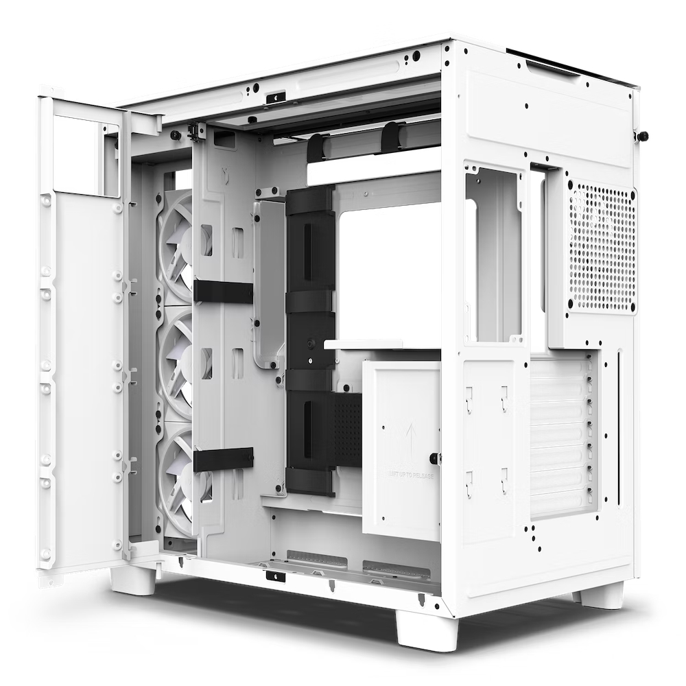 NZXT H9 Elite Tempered Glass USB 3.2 Beyaz ATX Mid Tower Kasa
