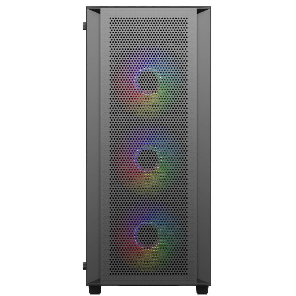 Everest MEGA V2 Mesh 600W Auto RGB Fan ATX Mid Tower Gaming Kasa