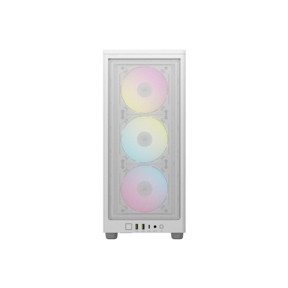 CORSAIR iCUE 2000D AIRFLOW RGB Tempered Glass USB 3.2 Beyaz Mini-ITX Kasa