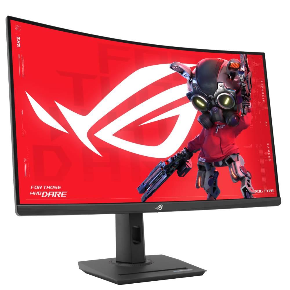 ASUS ROG Strix XG32WCS 31.5" 180Hz 1ms HDMI DP USB-C AdaptiveSync FreeSync HDR10 QHD Fast VA Curved Gaming Monitör