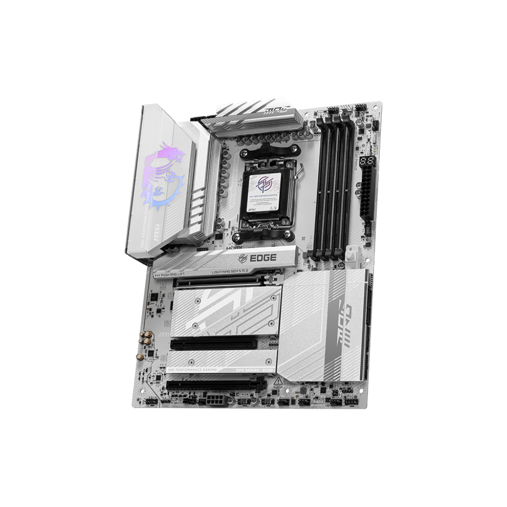 MSI MPG B850 EDGE TI WIFI 8400MHz(OC) DDR5 Soket AM5 M.2 HDMI USB-C ATX Anakart