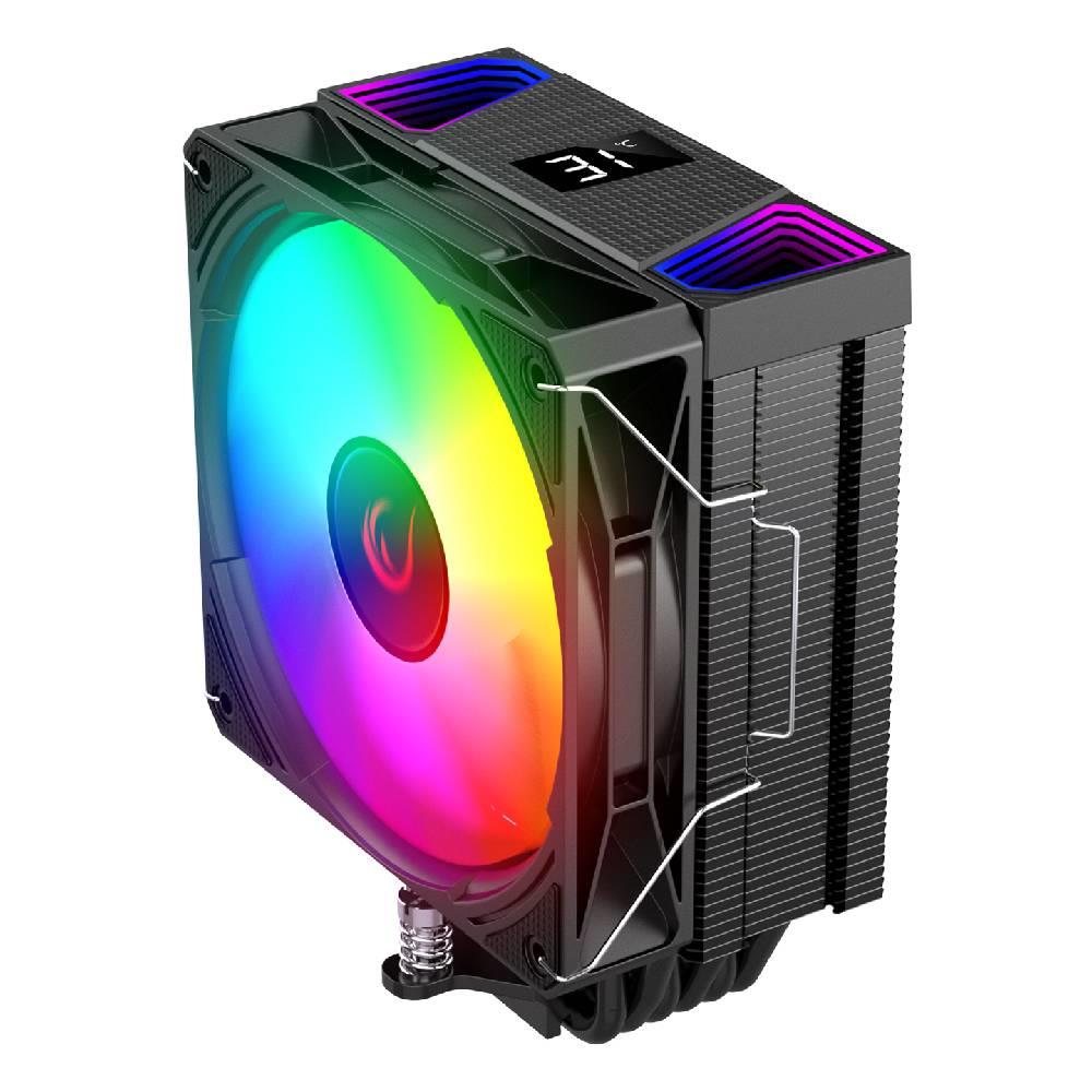 Rampage OCTAGON C70 Siyah 12cm ARGB Sıcaklık Göstergeli Hava Soğutucu