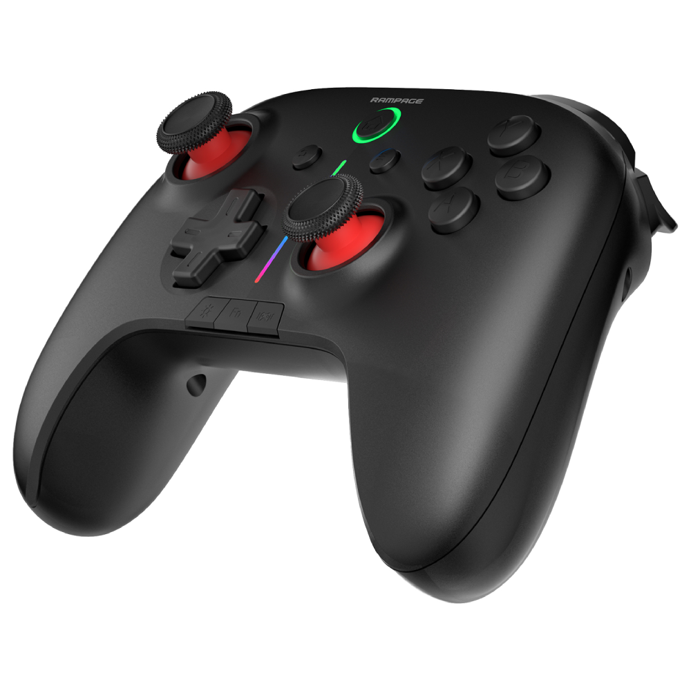 Rampage HYDRA Siyah BT + 2.4 GHz RGB Gamepad