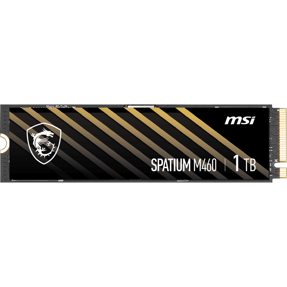 MSI 1TB SPATIUM M460 Gen4x4 M.2 2280 SSD 5000MB Okuma / 4500MB Yazma