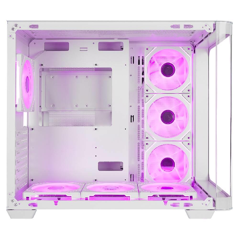 Rampage LOOPY ARGB USB3.0 Tempered Glass Beyaz Mid Tower Gaming Kasa