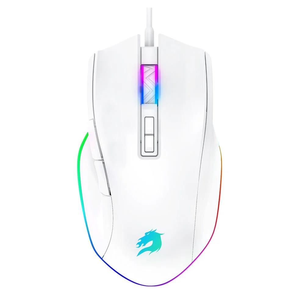 GameBooster M16 Myth RGB 12.800 DPI Beyaz Kablolu Gaming Mouse
