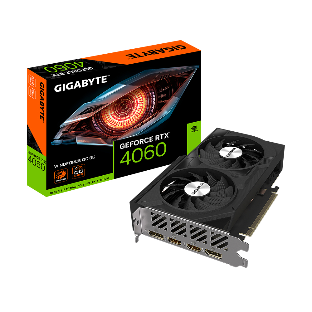 Gigabyte GeForce RTX 4060 Windforce vs ASUS Radeon RX 7600 Dual ...