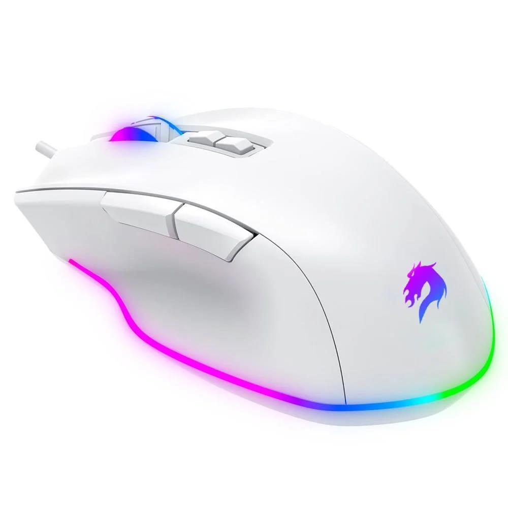 GameBooster M16 Myth RGB 12.800 DPI Beyaz Kablolu Gaming Mouse