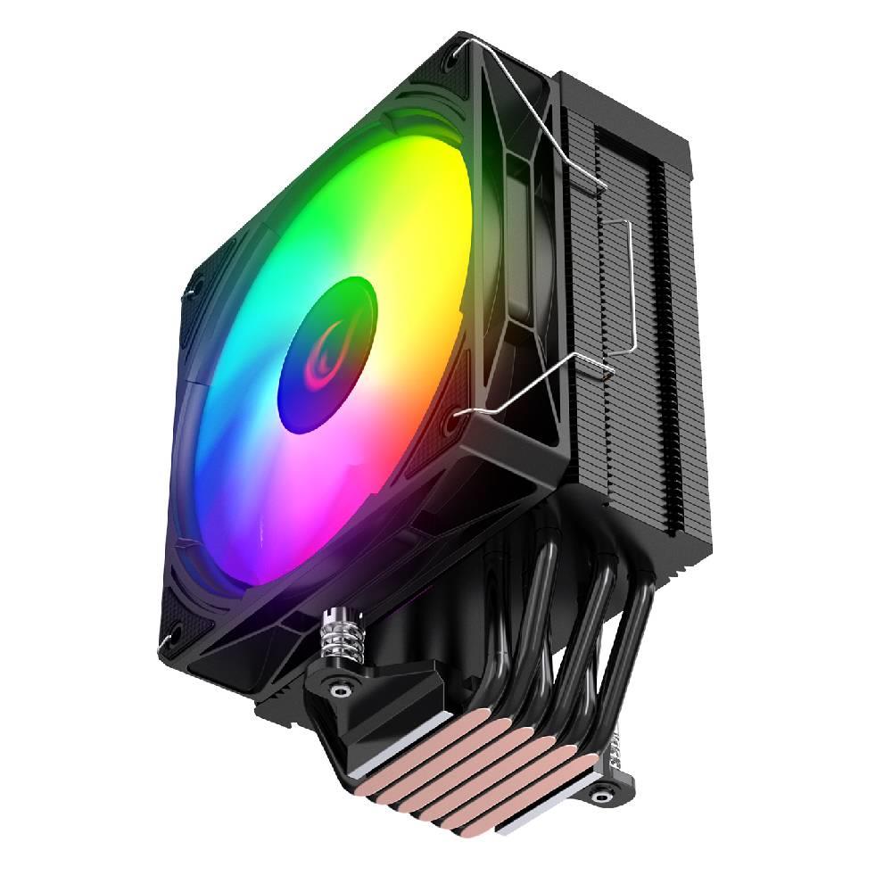 Rampage OCTAGON C70 Siyah 12cm ARGB Sıcaklık Göstergeli Hava Soğutucu