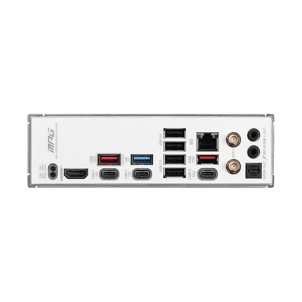 MSI MPG B850 EDGE TI WIFI 8400MHz(OC) DDR5 Soket AM5 M.2 HDMI USB-C ATX Anakart