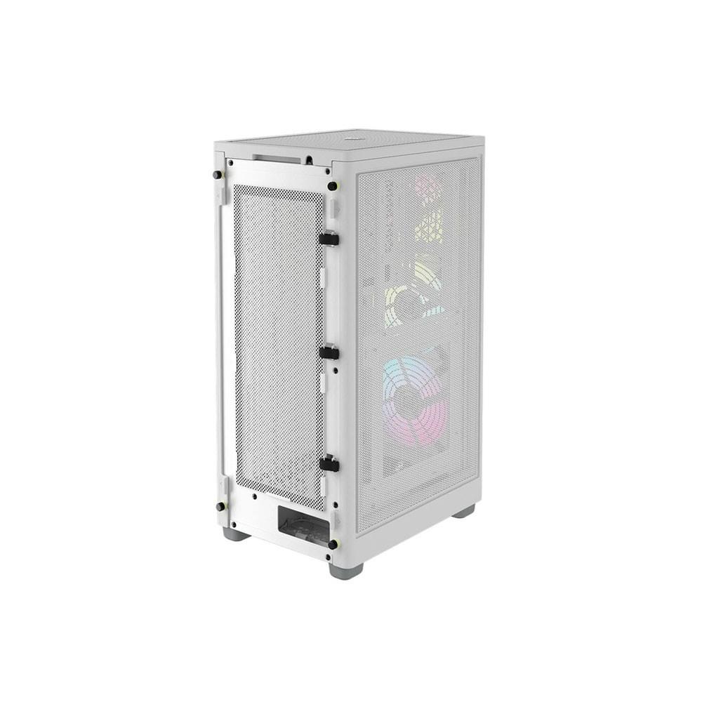 CORSAIR iCUE 2000D AIRFLOW RGB Tempered Glass USB 3.2 Beyaz Mini-ITX Kasa