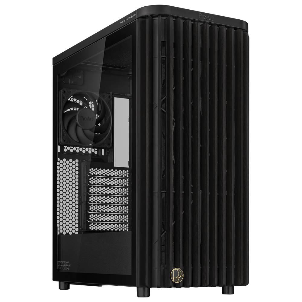 ASUS ProArt PA401 Wood Edition USB 3.2 USB C Tempered Glass ATX Mid Tower Kasa