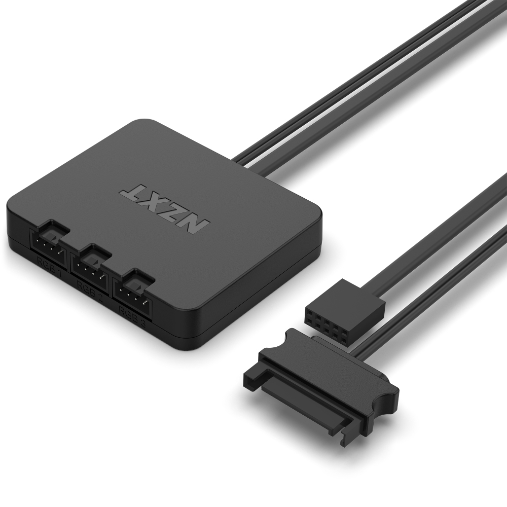 NZXT F120 RGB Core  3x120mm Kontrolcülü Beyaz Kasa Fanı