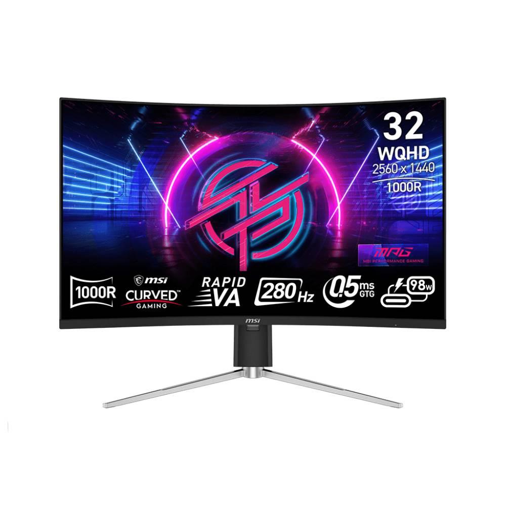 MSI MPG 325CQRXF 31.5" 280Hz 0.5ms HDMI DP AdaptiveSync HDR400 WQHD Rapid VA Curved Gaming Monitör
