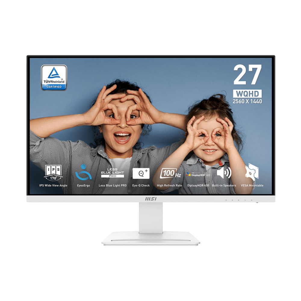 MSI PRO MP273QW E2 27" 100Hz 1ms HDMI DP AdaptiveSync HDR400 WQHD IPS Monitör