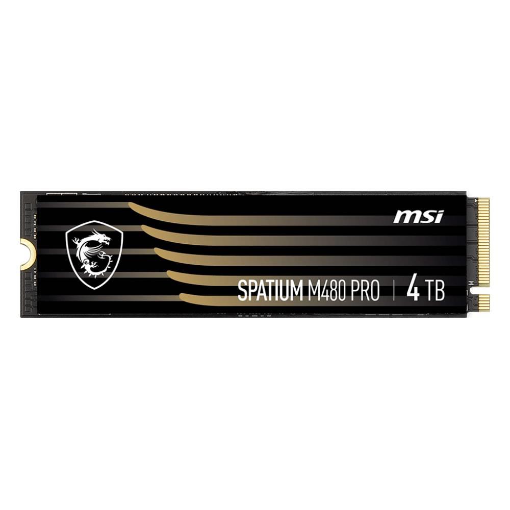 MSI 4TB SPATIUM M480 PRO Gen4 M.2 2280 SSD 7400MB Okuma / 7000MB Yazma