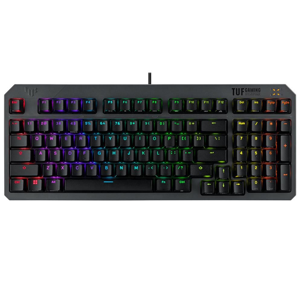 ASUS TUF GAMING K3 GEN II Optical Mechanical RGB Red Switch IP57 Kablolu Gaming Klavye