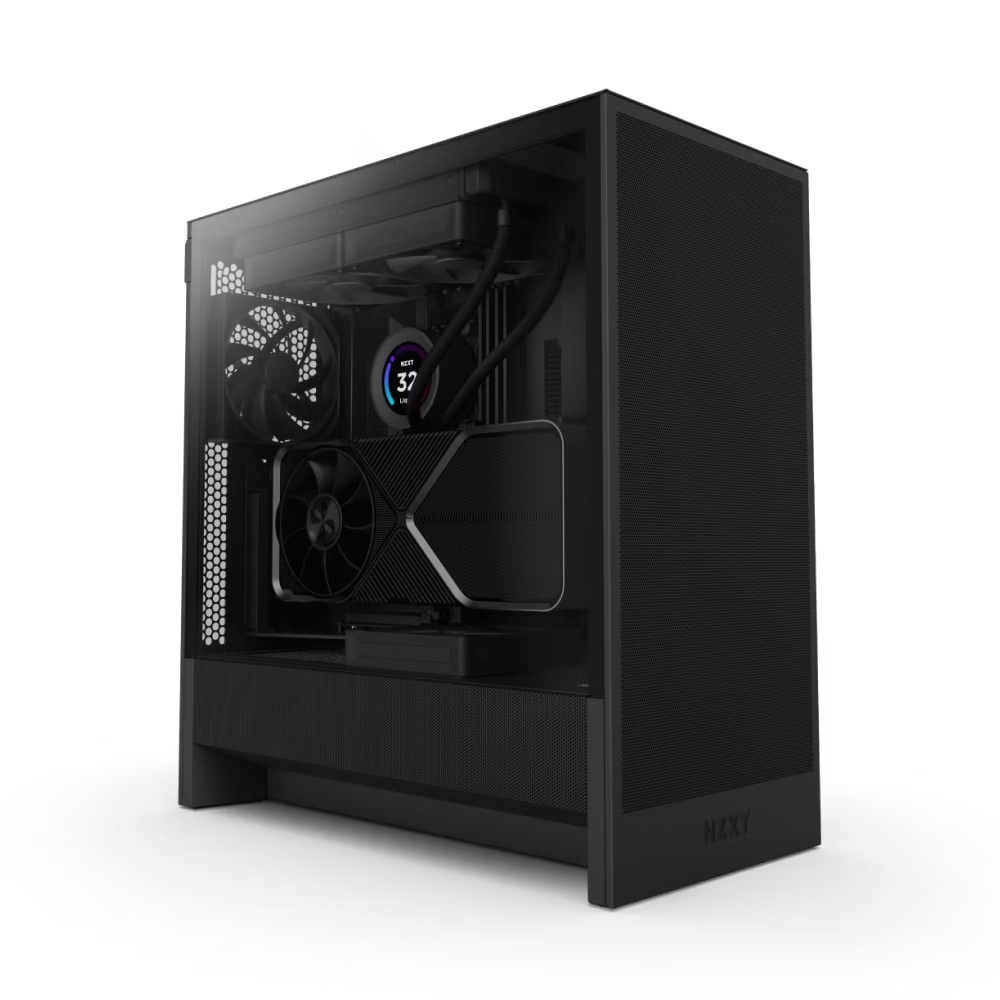 NZXT H5 Flow Edition ATX USB 3.2 USB-C Siyah Mid Tower Kasa