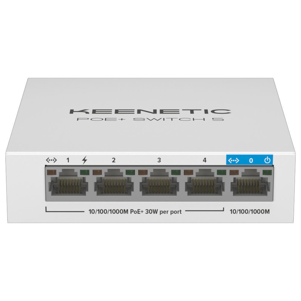 Keenetic 5 Port 10/100/1000 Mbps Yönetilemez Switch