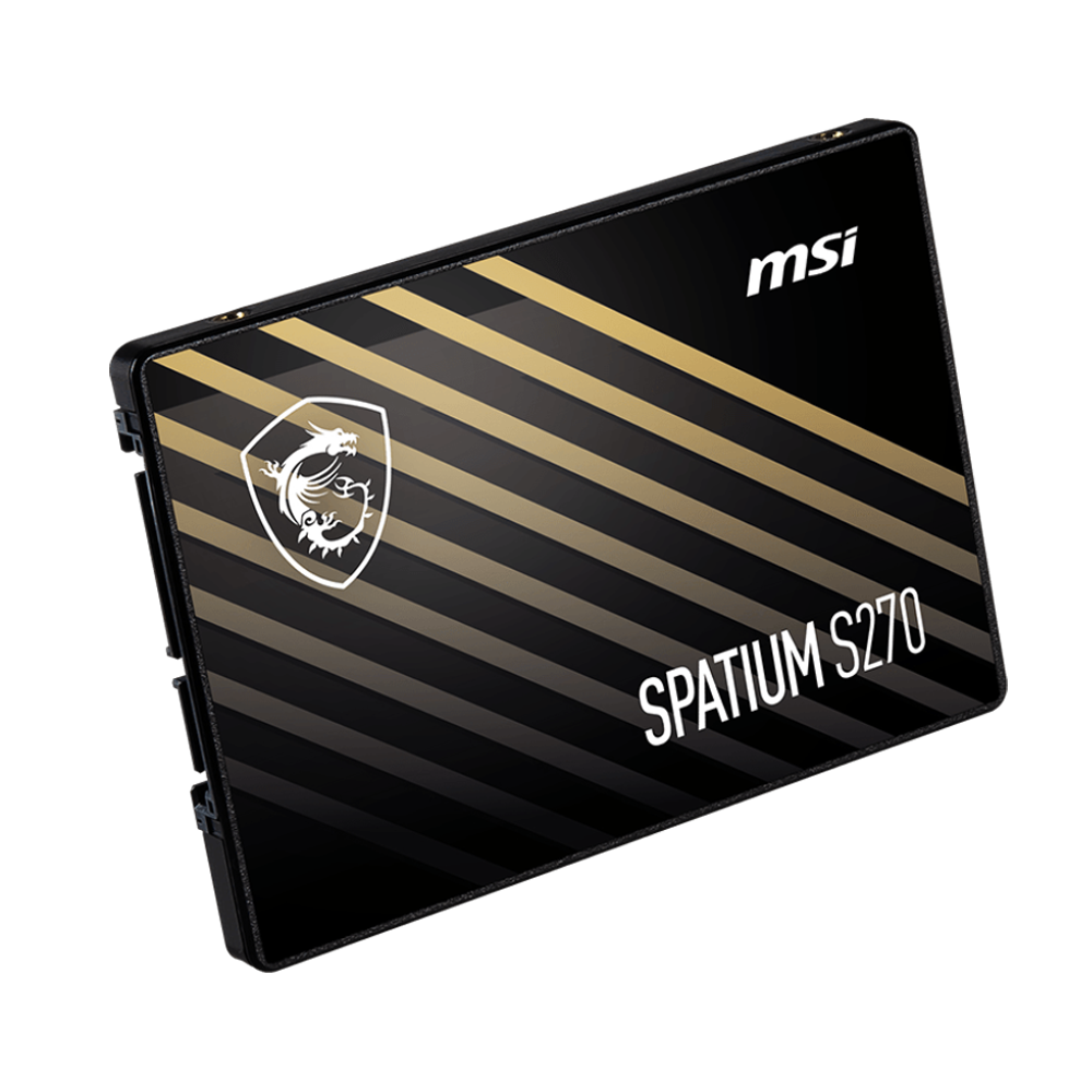 MSI 960GB SPATIUM S270 Gen3 SATA SSD 500MB Okuma / 450MB Yazma