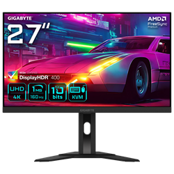 GIGABYTE M27UA 27" 160Hz 1ms HDMI DP Adaptive Sync UHD HDR400 SS IPS Gaming Monitör