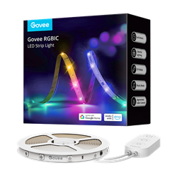 GOVEE RGBIC Basic WiFi+BT 5M LED Şerit