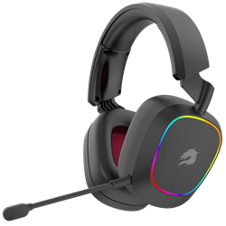 GameBooster WBH23B Nemesis PRO RGB Wireless 2.4G+BT Siyah Kablosuz Gaming Kulaklık