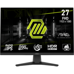 MSI MAG 272F 27" 200Hz 0.5ms HDMI DP Free Sync FHD Rapid IPS Gaming Monitör