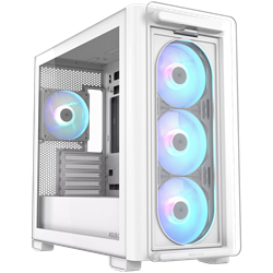 ASUS A23 PLUS Tempered Glass ARGB Beyaz USB 3.2 mATX Kasa