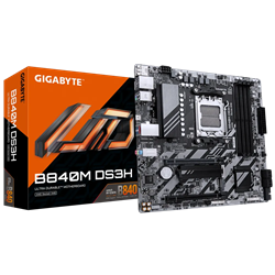 GIGABYTE B840M DS3H 8200MHz OC DDR5 Soket AM5 M.2 HDMI DP mATX Anakart