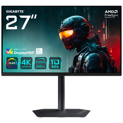 GIGABYTE MO27U2 27" 240Hz 0.03ms HDMI DP G-Sync FreeSync UHD HDR400 QD-OLED Gaming Monitör