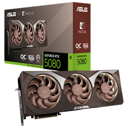 ASUS GeForce RTX 5080 NOCTUA 16GB GDDR7 OC Edition DLSS 4 256 Bit Ekran Kartı