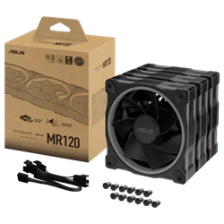 ASUS PRIME MR120 Reverse ARGB  120mm Siyah Üçlü Kasa Fanı