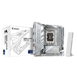 GIGABYTE B860I AORUS PRO ICE WIFI7 9200MHz OC DDR5 Soket 1851 M.2 USB4 HDMI DP Mini-ITX Anakart