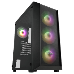  FSP CMT318 Tempered Glass USB 3.0 Gen4 Tempered Glass Rainbow E-ATX Kasa + FSP 750W PSU
