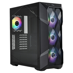 Cooler Master MasterBox TD500 850W 80+ Gold Mesh ARGB USB 3.2 Siyah Mid Tower Kasa