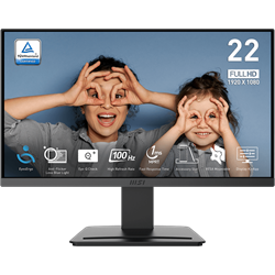 MSI PRO MP223 E2 21.5" 100Hz 1ms HDMI DP Adaptive Sync FHD VA Business Monitör