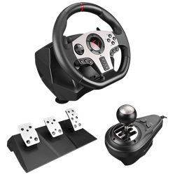 Rampage V902P PC 3 Pedallı - El Vitesli Gaming Oyuncu Direksiyonu