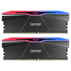 Lexar 64GB (2x32GB) ARES RGB 6400MHz CL32 INTEL XMP/ AMD EXPO DDR5 Siyah Dual Kit Ram