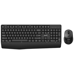 Philips SPT6348B Kablosuz Türkçe Q Siyah Klavye Mouse Set