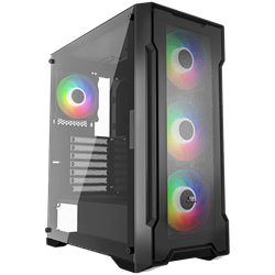 PowerBoost PB-PS6849B 650W 80+ Bronze USB 3.0 Tempered Glass Mesh Rainbow Fanlı ATX Mid Tower Gaming Kasa