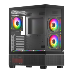 PowerBoost PB-PBE6075W 750W 80+ Bronze 6*12cm ARGB Fanlı USB 3.0 ATX Mid Tower Siyah Gaming Kasa