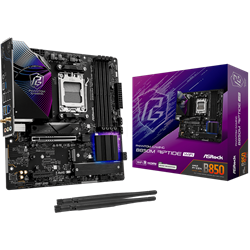 ASROCK B850M Riptide WIFI 8000MHz DDR5 Soket AM5 M.2 USB 3.2 HDMI mATX Anakart
