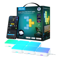 Govee Mini Panel Gaming 10 Parça LED Duvar Aydınlatması