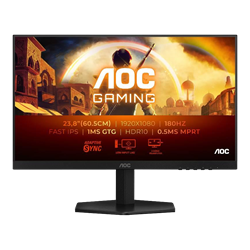 AOC 24G42E 24" 180Hz 0.5ms HDMI DP AdaptiveSync HDR10 FHD Fast IPS Gaming Monitör