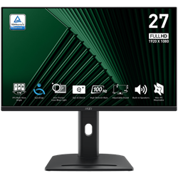 MSI PRO MP275PG 27" 100Hz 1ms HDMI DP D-Sub AdaptiveSync FHD IPS Monitör