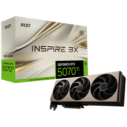 MSI GeForce RTX 5070 Tİ INSPIRE 16G 3X OC GDDR7 DLSS 4 256 Bit Ekran Kartı